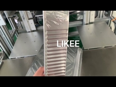 Máquina totalmente automática de fabricação de recipientes de alimentos de folha de alumínio de 80 toneladas