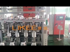 Máquina de fabricação de bandejas de papel de alumínio controlada por PLC 12000pcs/h