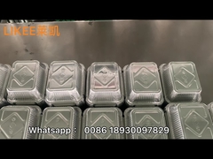 Máquina de fabricação de recipientes de papel de alumínio de 80 toneladas totalmente automática 4 cavidades