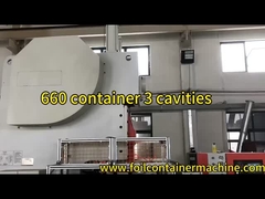 Máquina de fabricação de recipientes de folha de alumínio de alta velocidade de 3 fases Tipo automático