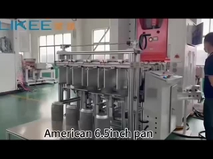 Vídeo de funcionamento da panela redonda de 6,5 polegadas para fábrica ecológica T80