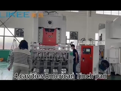 Folha de alumínio americano 7 polegadas Pan Redondo de execução de vídeo