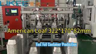 Recipiente de folha de alumínio T80 que faz operação da máquina