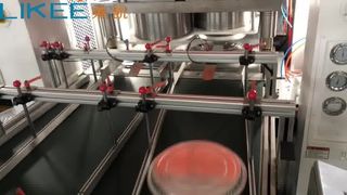 Máquina para fazer recipientes redondos de folha de alumínio LK-T80