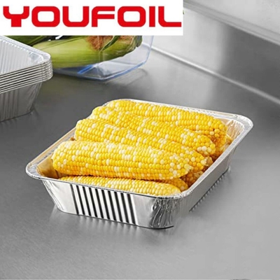 comprar Meio tamanho Pan Safe Convenient do recipiente descartável reciclável da folha de alumínio online manufacture