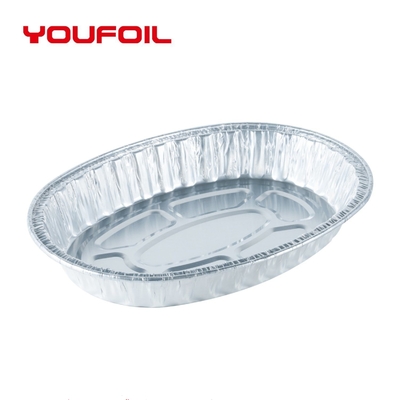 comprar Bandeja oval descartável da folha de Tray Food Storage Nontoxic Aluminium da folha de alumínio online manufacture