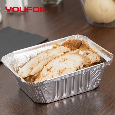 comprar Recipientes de alimento descartáveis da folha de alumínio de produto comestível que cozem Tray With Lid online manufacture