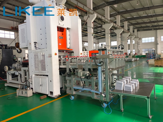 comprar Recipiente de alimento de alumínio automático do ISO 26KW que faz o PLC de Mitsubishi da máquina online manufacture