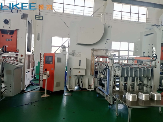 comprar Máquina de fabricação de recipientes de folha de alumínio de grau alimentício 18,5KW Alta precisão online manufacture