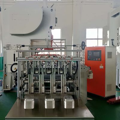 qualidade  Customized Silver Foil Container Machine With 1100*900MM Working Plate Fábrica