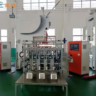 comprar LK-T63 Aluminum Foil Container Making Machine with Servo-Driven Precision Control, Fully Automatic and 19KW Motor Power online manufacture