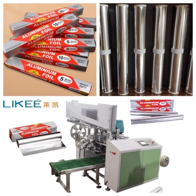 comprar LKWD-450 Máquina Automática de Rebobinamento de Folha de Alumínio para Casa, 6 Eixos, Troca Automática online manufacture