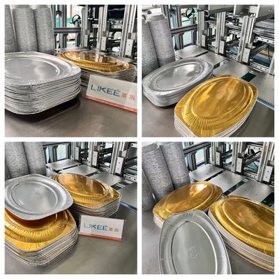 comprar LK-T80 Food Container Punching Machine Automatic Food-Safe Fish Pan Forming Machine online manufacture