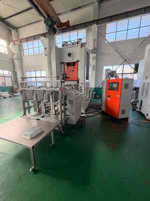 comprar Máquina de fabricação de recipientes de folha de alumínio bandeja oval não tóxica bandeja de alimentos descartável online manufacture