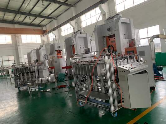 comprar Máquina de Fazer Recipientes de Folha de Alumínio Churrasco Retangular Grau Alimentício Alimentos online manufacture