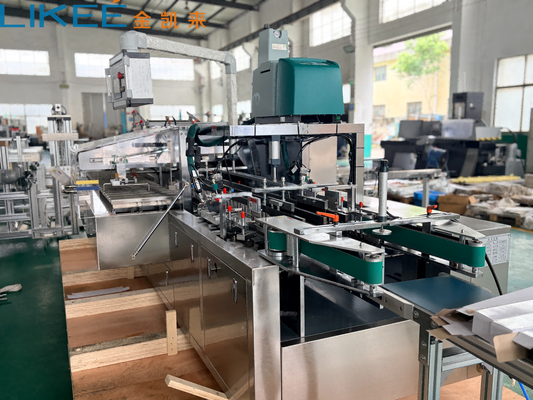comprar Máquina automática de embalagem em cartão Linha de embalagem ajustável para lenços higiénicos molhados, embalagens de plástico e produtos de papel, 380V 3 fases Fabricação em linha