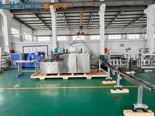 qualidade  Automatic Cartoning Machine for Aluminum Foil Small Roll Packing with PLC Touch Screen and 30-60 Boxes per Minute Fábrica