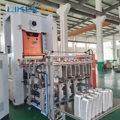 Máquina de fabricação de placas de alumínio de alta velocidade Mitsubishi PLC Control LK-T80