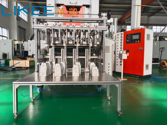 T80 12000PCS per Hour Siemens Controlled Motor 4 Cavities Aluminum Foil Pan Pressing Machine
