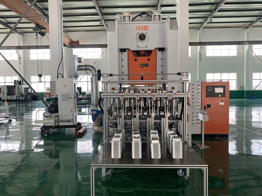 380V 50HZ Máquina de fabricação de panelas de papel alumínio de 3 fases com espessura de 0,025 mm - 0,200 mm