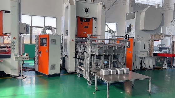 26KW fonte de energia mecânica máquina de fabricação de recipientes de folha de alumínio para 1-5 cavidades