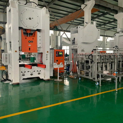 Máquina de fabricação de recipientes alimentares de alumínio totalmente automática com 4 cavidades