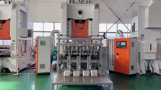 Fonte de energia mecânica Máquina de recipiente de papel alumínio com inversor Mitsubishi