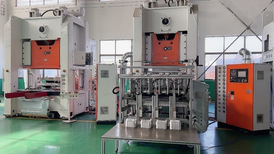 26KW Compressor Potência Máquina de Fabricação de Placas de Folha de Alumínio 63Ton Pressão