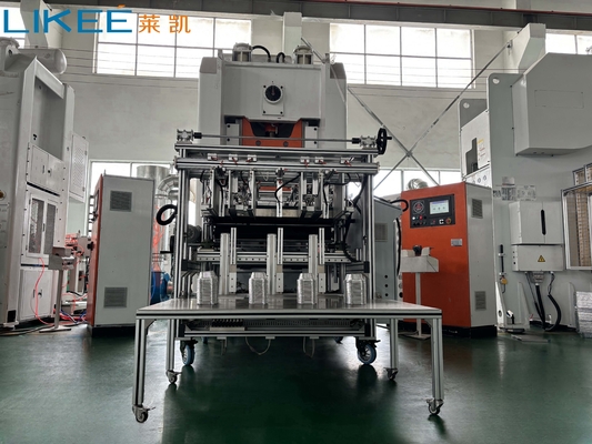 LK-T63 Máquina de Fabricação de Bandejas de Perfuração de Folha de Alumínio para Churrasco ao Ar Livre