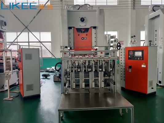80TON Mistubushi sistema de controlo PLC Simense Motor Máquina de fabricação de potes de alumínio