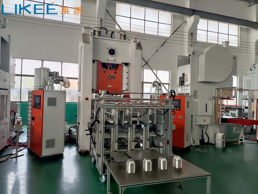 White Mitsubishi PLC Automated Aluminum Foil Tray Making Machine para assar
