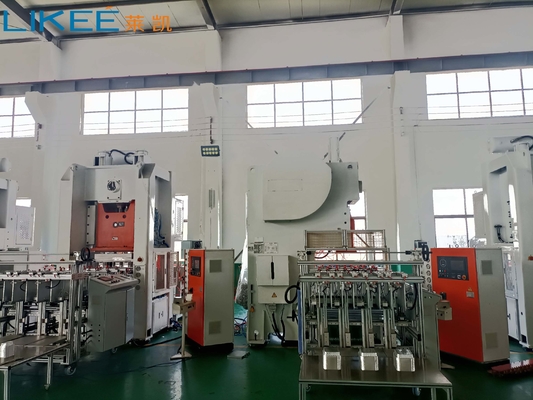 LK-T63 Máquina de recipiente de folha de alumínio com alimentação de folha controlada eletronicamente
