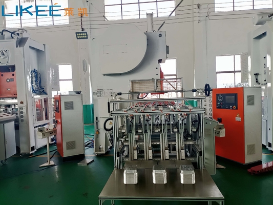 Mitsubishi Servo Motor Acionado Alumínio Folha de plástico recipiente de alimentos Fazer máquina fácil de usar