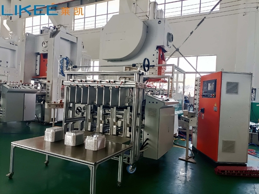 63TON Mitsubishi PLC Máquina automática de fabricação de panelas de alumínio 35-68 Traços/min