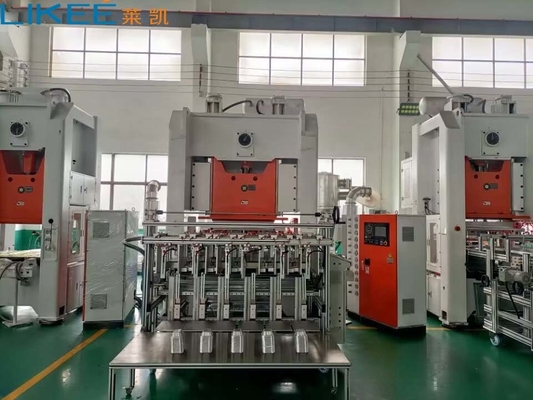 H Frame Mitsubishi PLC 12000 Pcs/h Linha de produção de recipientes de papel alumínio