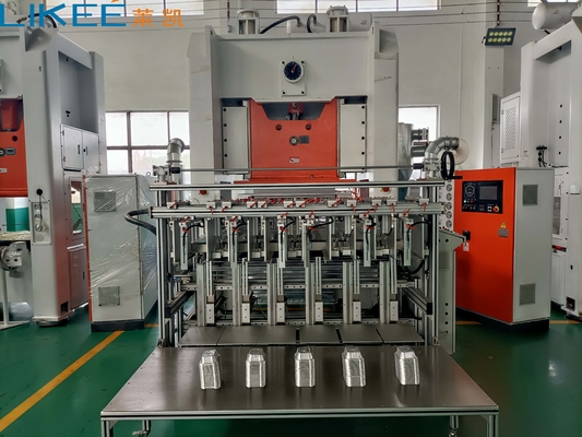 Máquina elétrica de fabricação de bandejas de alumínio de 5 ~ 6 cavidades com estrutura alargada e espessa