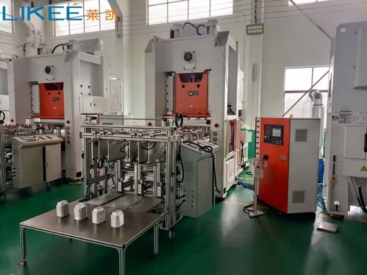 Máquina de fabricação de panelas de alumínio totalmente automática com Mitsubishi PLC