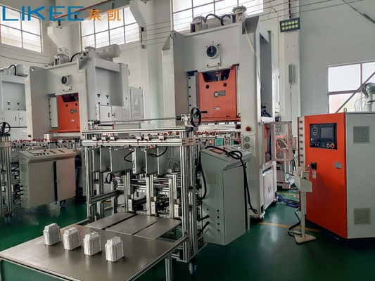 Mistubishi PLC 80Ton Máquina automática de recipientes de folha de alumínio para embalagens de fast food