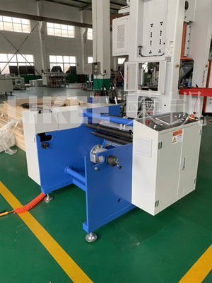 Máquina semi-automática de enrolar folhas de alumínio doméstico com 2 fendões e colagem manual