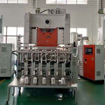 Máquina de fabricação de bandejas de papel de alumínio descartável totalmente automática com longa vida