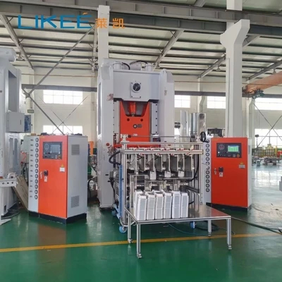 26KW Quatro Cavidade Alumínio Folha de Alimentos Container Machine para a Fabricação de utensílios descartáveis