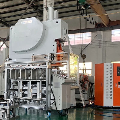 Máquina de fabricação de placas de alumínio descartáveis totalmente automática com Mitsubishi PLC