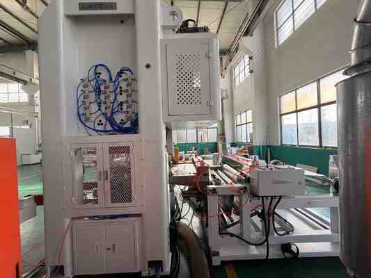 Máquina de fabricação de recipientes de folha de alumínio Grade alimentar Rectangular grandeza total panela de churrasco