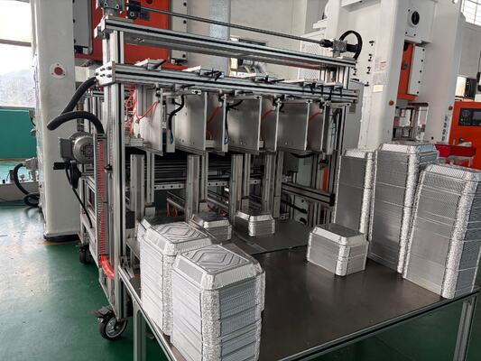 LK-T80 Bandejas Originais 8389 OEM de Alumínio para Takeaway Sem Odor Peculiar Fabricação de Máquina