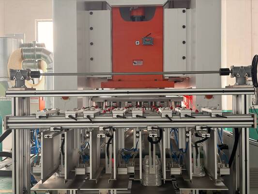 LK-T80 Máquina de fabricação de folha de alumínio Container usa componentes pneumáticos SMC