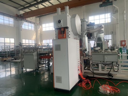 Linha totalmente automático operação de 80 Ton Aluminium Foil Container Production facilmente