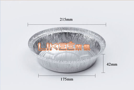 Forma redonda da isolação resistente do recipiente de alimento da folha 450ml de alumínio