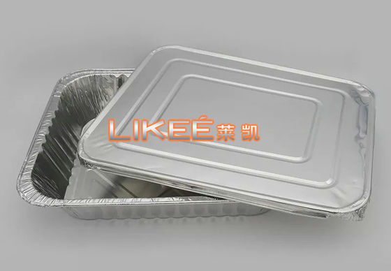 Recipiente de alimento seguro 1000 Ml da folha de alumínio do congelador Eco amigável